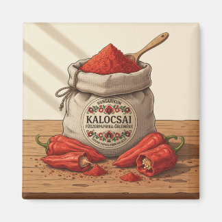 Hungarian Kalocsai Paprika – Red Paprika Powder  Magnet