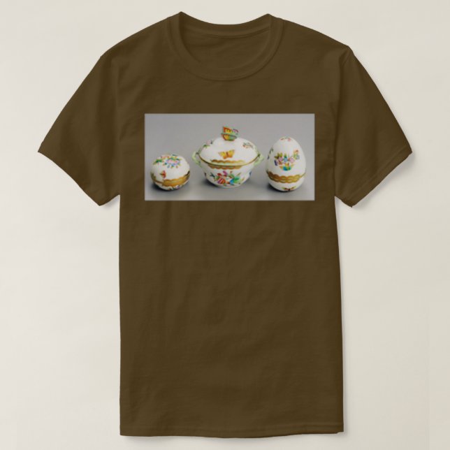 Hungarian traditional Herendi pottery bonboniers 7 T-Shirt (Design vorne)