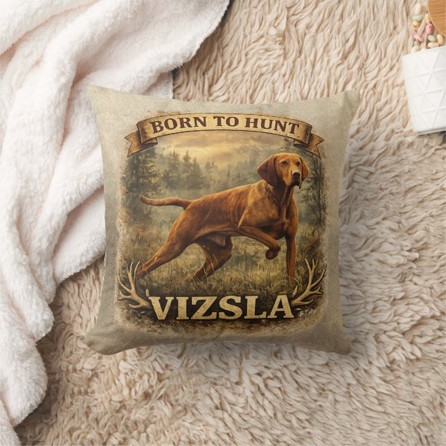 Hungarian Vizsla Art    Kissen (Decke)