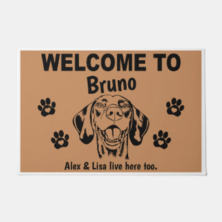 Hungarian Vizsla Personalized Door Mat Doormat Fußmatte