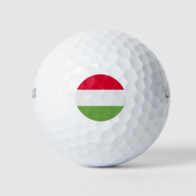 Hungary Flag Golfball (Vorderseite)