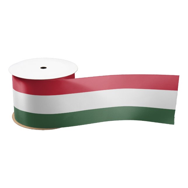 Hungary Flag  Satinband (Spule)