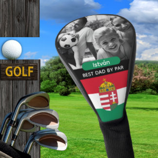 Hungary Golf, Best Dad, Hungarian Flag, Photo Golf Headcover
