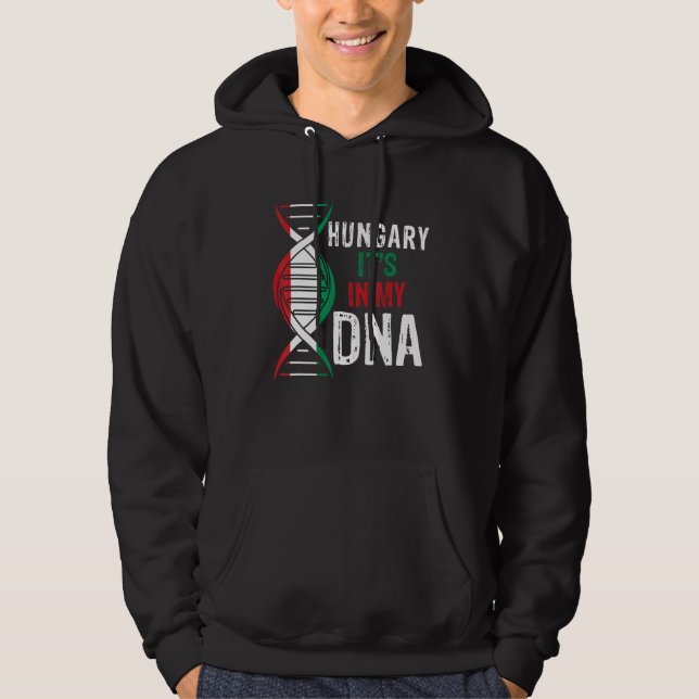 Hungary It s In My DNA Proud Hungarian Hungary Fla Hoodie (Vorderseite)