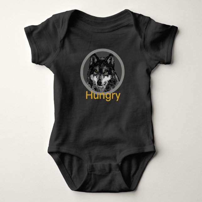 Hunger - Baby Jersey Bodysuit  Strampler (Vorderseite)