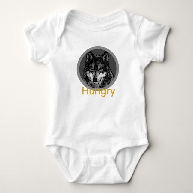 Hunger - Baby Jersey Bodysuit  Strampler (Vorderseite)