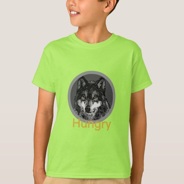 Hunger - Der grundlegende T - Shirt von Kindern (Vorderseite)