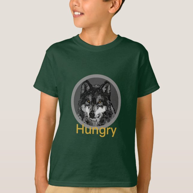 Hunger - Der grundlegende T - Shirt von Kindern (Vorderseite)