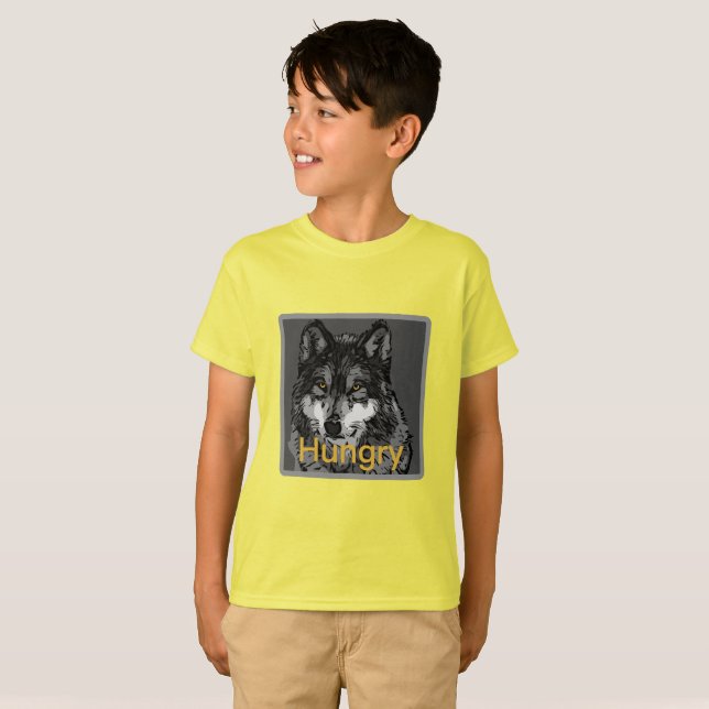 Hunger - Der grundlegende T - Shirt von Kindern (Vorne ganz)