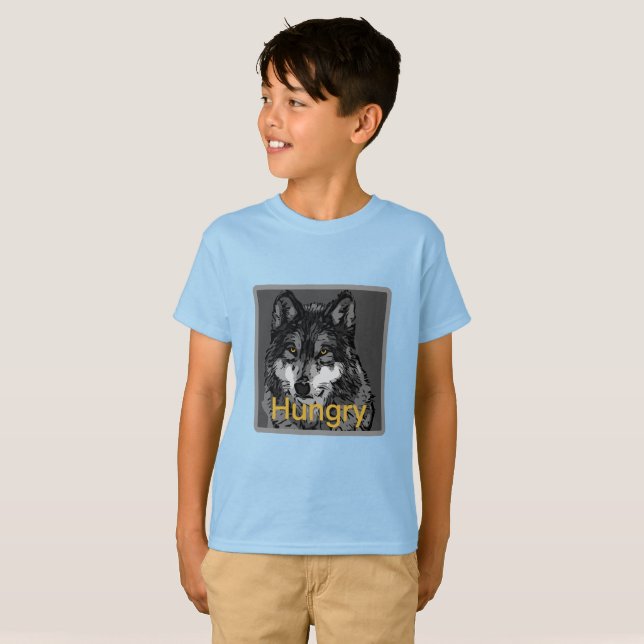 Hunger - Der grundlegende T - Shirt von Kindern (Vorne ganz)