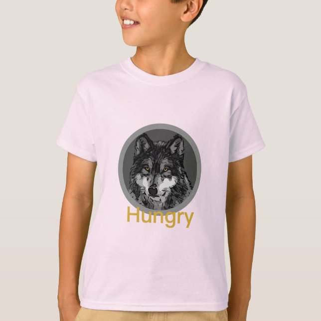 Hunger - Der grundlegende T - Shirt von Kindern (Vorderseite)