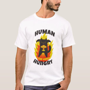 Hunger und wütende Katze. Angeriebte Katze. Funny  T-Shirt