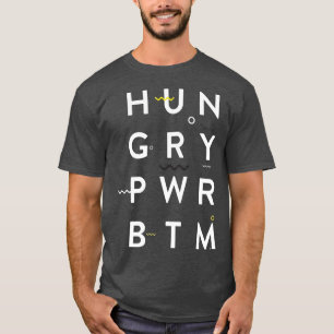 Hungerfestungen Power Unten Spaß Gay T-Shirt