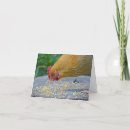 Hungerhähnchen Notecard Karte