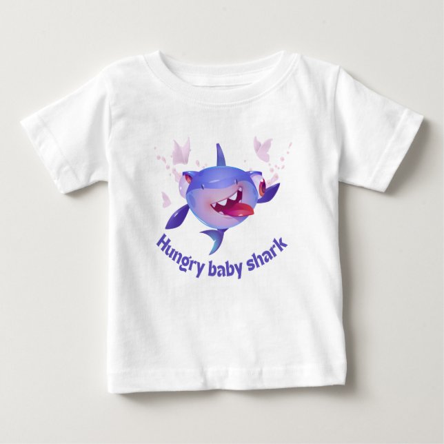 Hungerhai Baby T-shirt (Vorderseite)