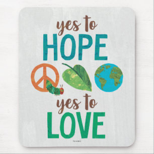 Hungerische Raupe   Ja zur Hoffnung Mousepad