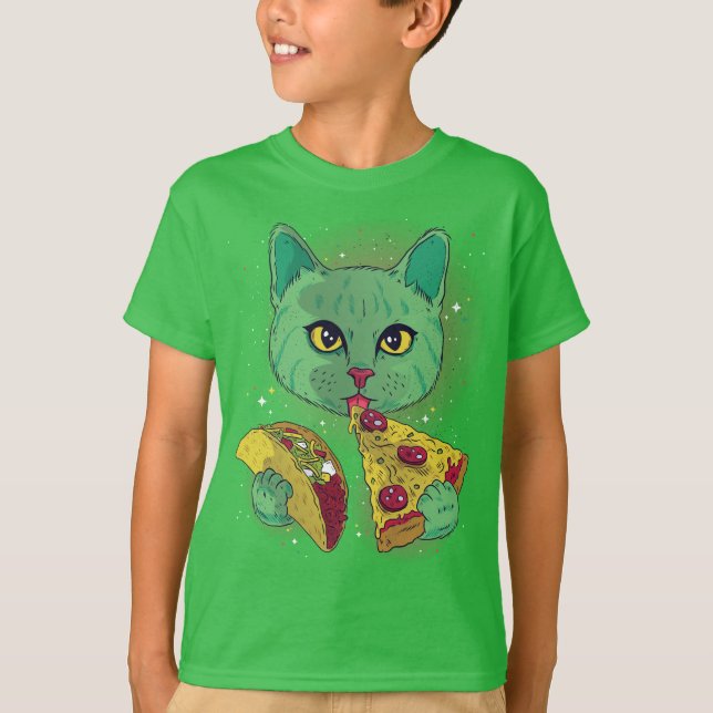 Hungerkatze T-Shirt (Vorderseite)