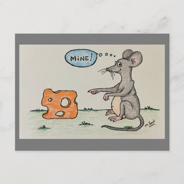 Hungermäuse Postüberfahrt Postkarte (Vorderseite)