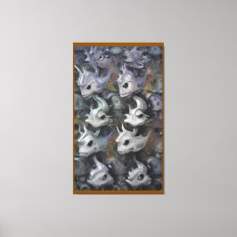 Hungertouren im stillen Wasser der Freizeit Leinwanddruck