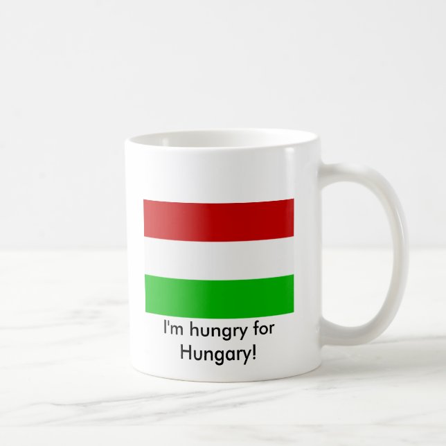 "Hungrig für Ungarn" Tasse (Rechts)