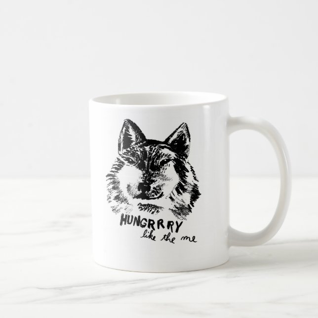 hungrig wie der Wolf Kaffeetasse (Rechts)