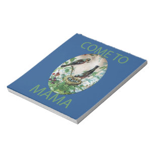 Hungrige Herzen: Mama hat Essen!. Komm zu Mama Notizblock