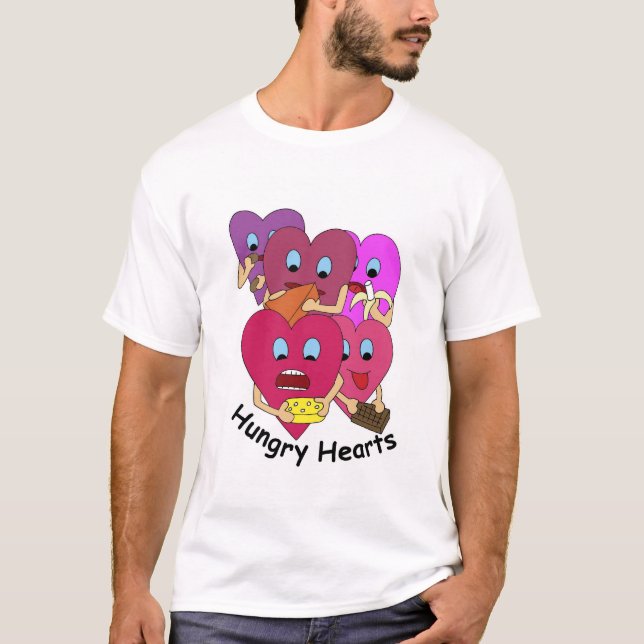 Hungrige Herzen T-Shirt (Vorderseite)