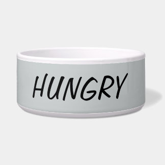 Hungrige Hundeschüssel Napf