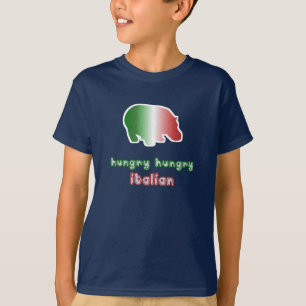 Hungrige italienische Kinder T-Shirt