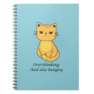   Hungrige Katze Notizblock