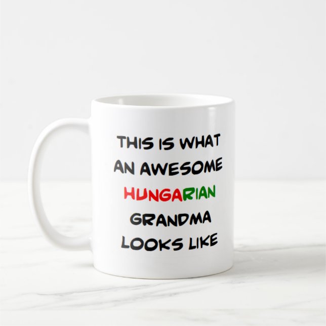 hungrige Oma, phantastisch Kaffeetasse (Links)