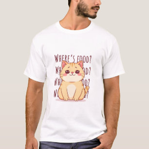 Hungrige rote Katze T-Shirt