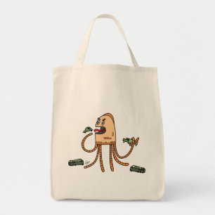 Hungriger Bot - Lebensmittelgeschäft-Tasche Tragetasche