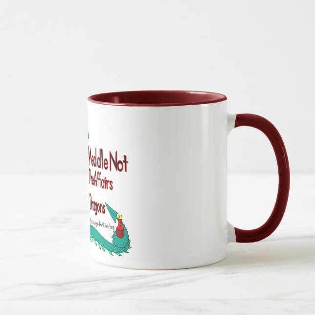 Hungriger Drache Tasse (Rechts)