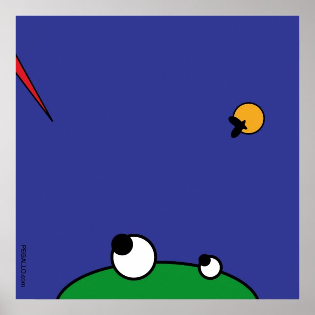 Hungriger Frosch - Sturmangriff Poster (Vorne)