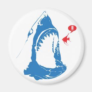 Hungriger Haifisch Magnet