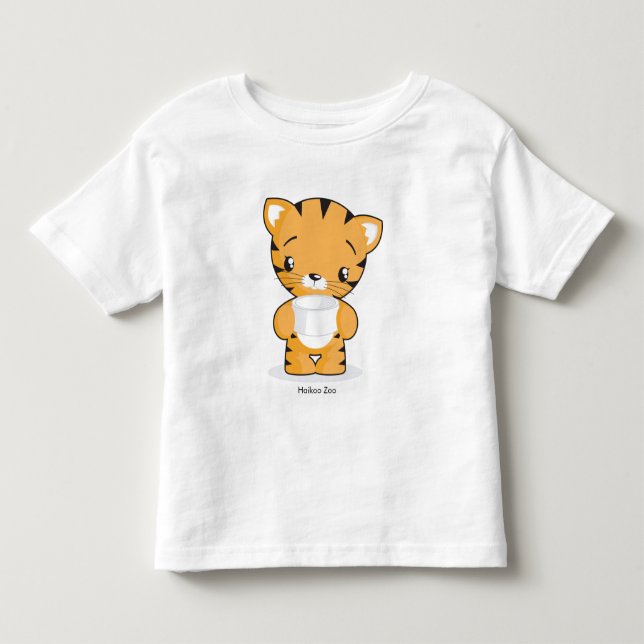 Hungriger Kätzchen-Kleinkind-T - Shirt (Vorderseite)