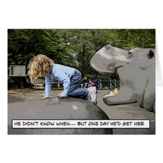 hungriges Flusspferd - ein Tag