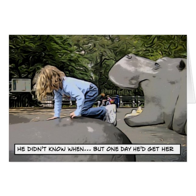 hungriges Flusspferd - ein Tag (Vorderseite (Horizontal))