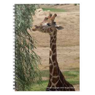 Hungriges Giraffen-Notizbuch Notizblock