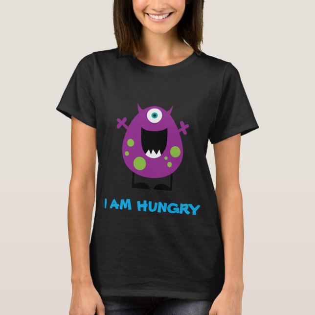 Hungriges Monstert-shirt T-Shirt (Vorderseite)