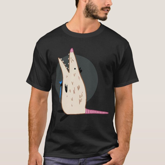 Hungriges Opossum T-Shirt (Vorderseite)