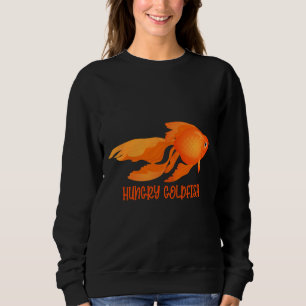 HungriGoldfish 2 auf dunkeltürkis Sweatshirt
