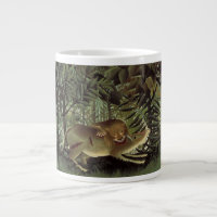 Hungrio Lion von Henri Rousseau, Vintages Wildtier