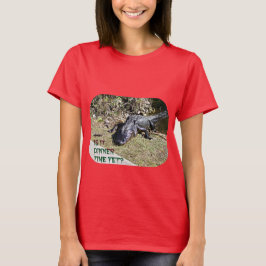 Hungry Alligator an der Everglades T-Shirt