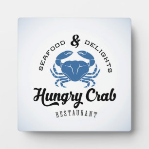 Hungry Crab Restaurant Poster Fotoplatte
