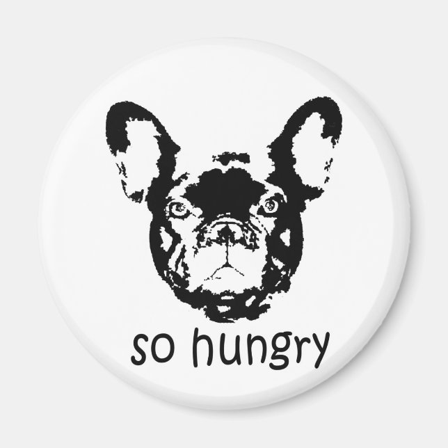 Hungry Frenchie Magnet (Vorne)