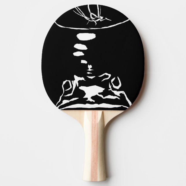 "Hungry Frog Dreams" Ping Pong Paddle Tischtennis Schläger (Vorderseite)