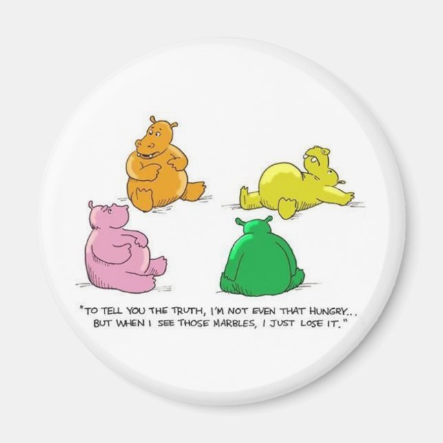 Hungry Hippos! -Magnet Magnet (Vorne)