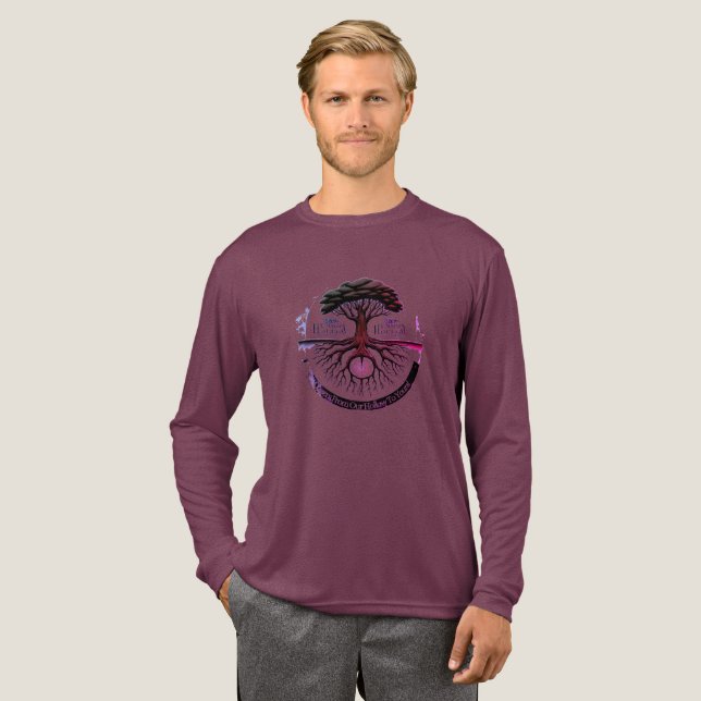 Hungry Hollow Brewing Co. Tree Root Logo  Tri-Blend Shirt (Volle Vorderseite)